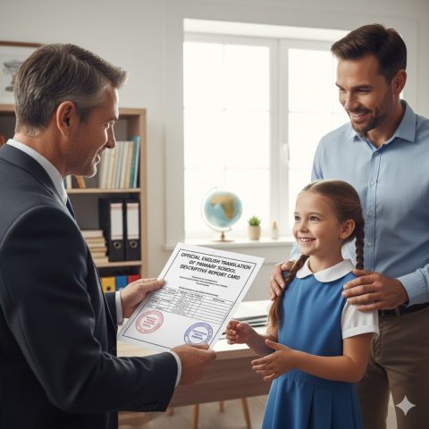 ترجمه رسمی کارنامه توصیفی ابتدایی